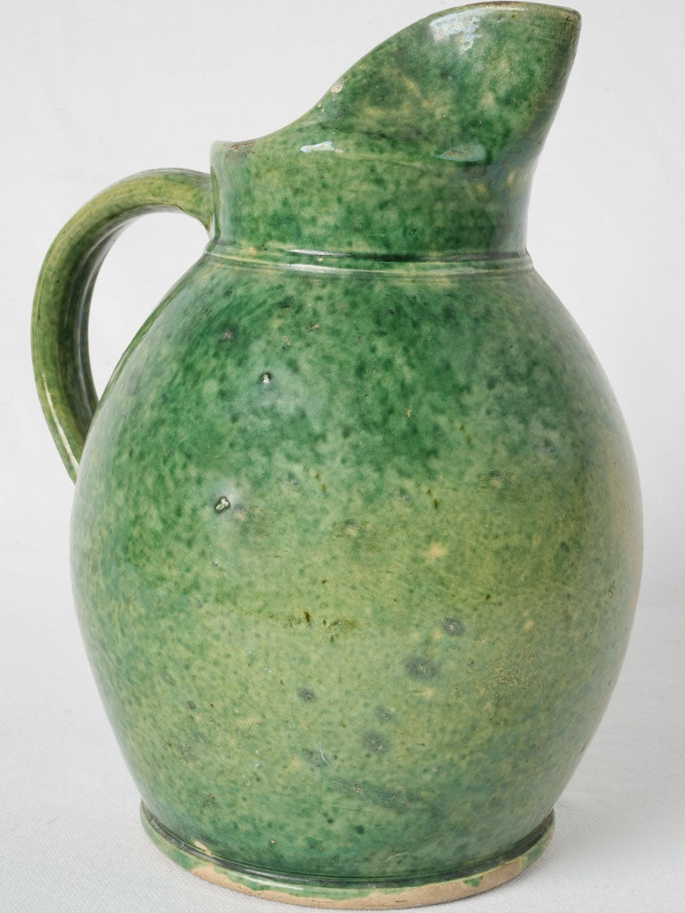 French Stoneware Big Spout Pitcher