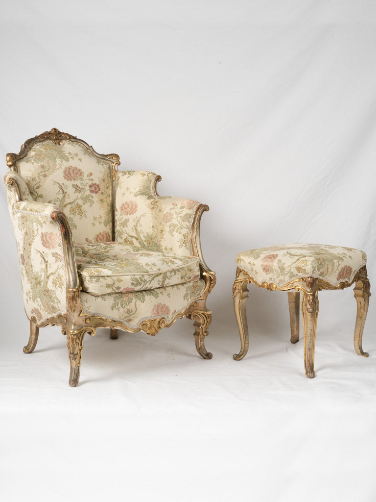 Antique discount bergere chair