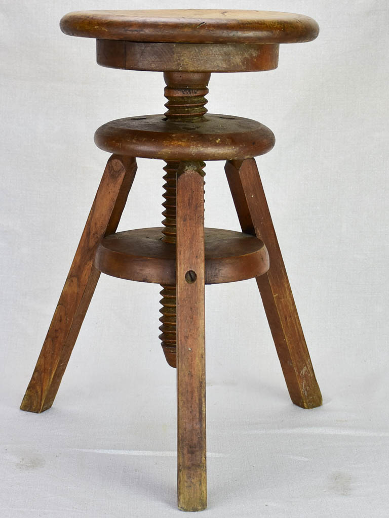 Vintage adjustable online stool