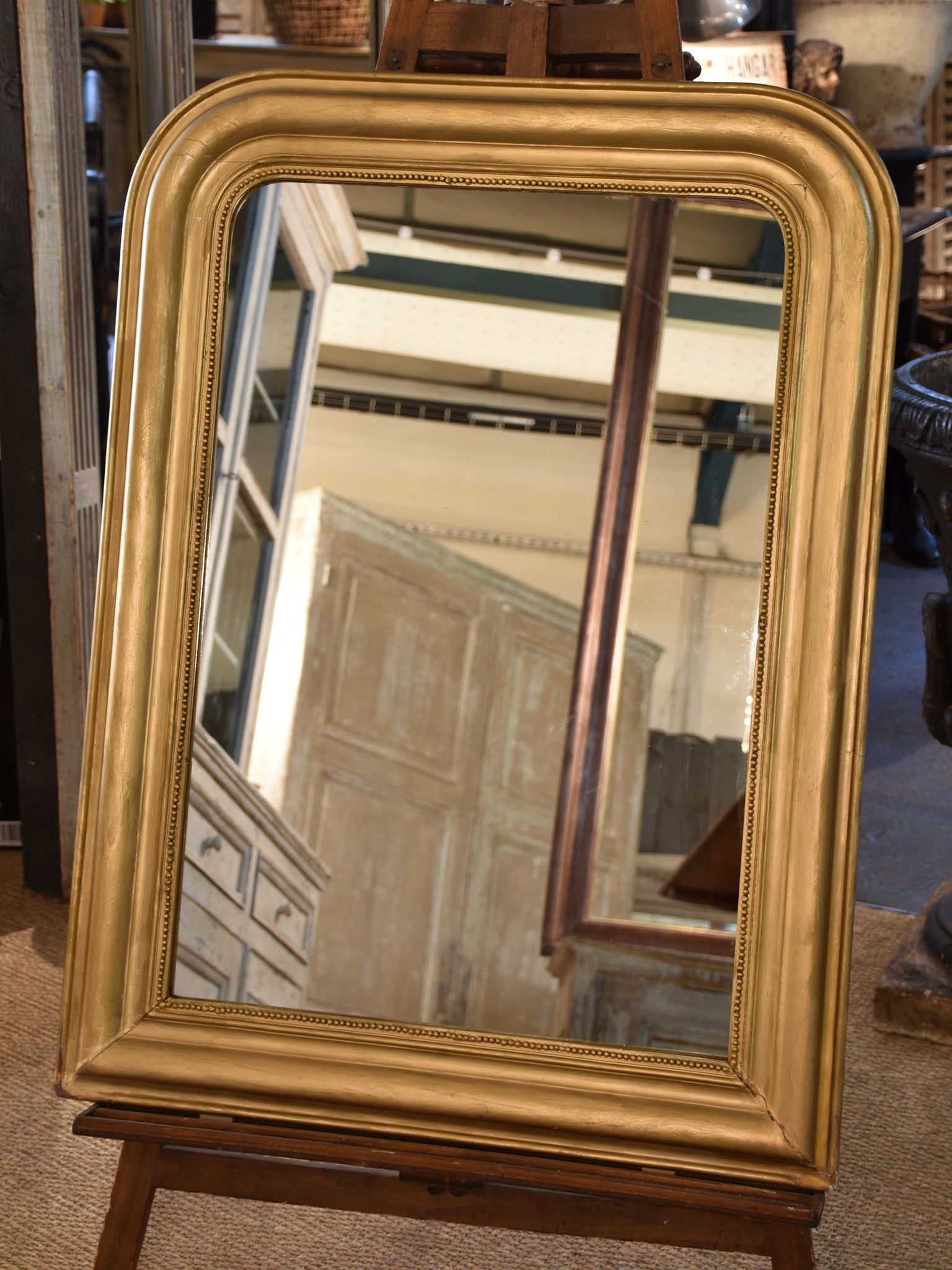 Gold Louis Philippe mirror 30 x 22½ – Chez Pluie