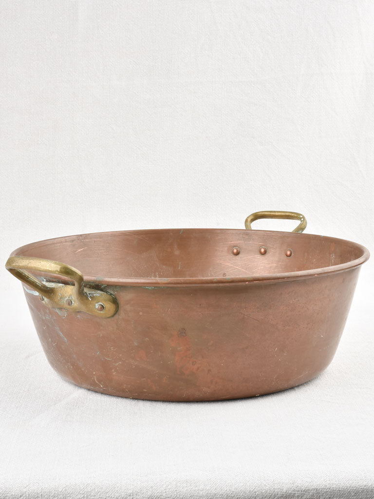 French Large Hammered Copper Pot - Fireside Antiques