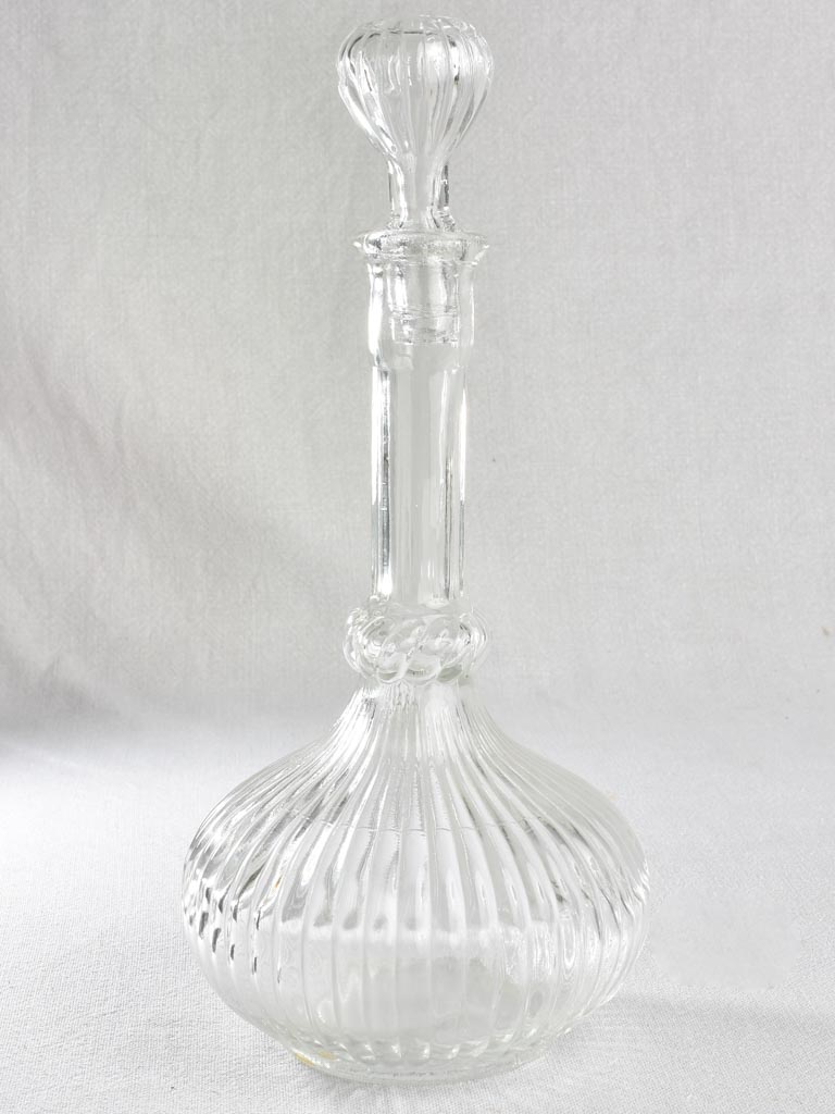 Antique French wine decanter with lid – Chez Pluie