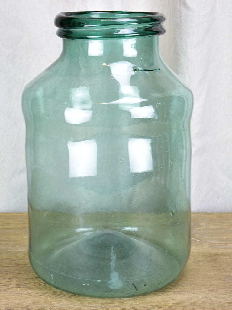 Very large glass jar with metal lid - pear shaped 19 – Chez Pluie