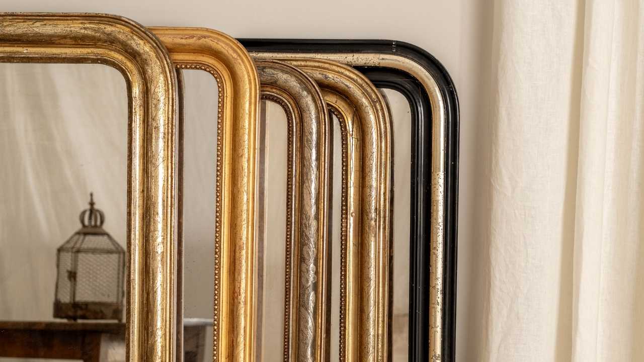 Gilded mirrors