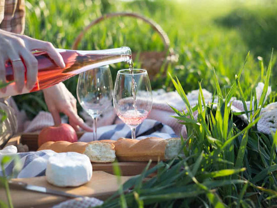 Picnic in a Provençal field