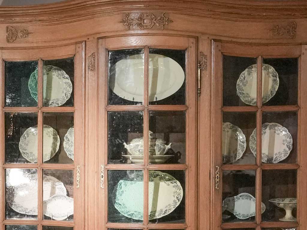 Rare Antique Parisian Glass Vitrine