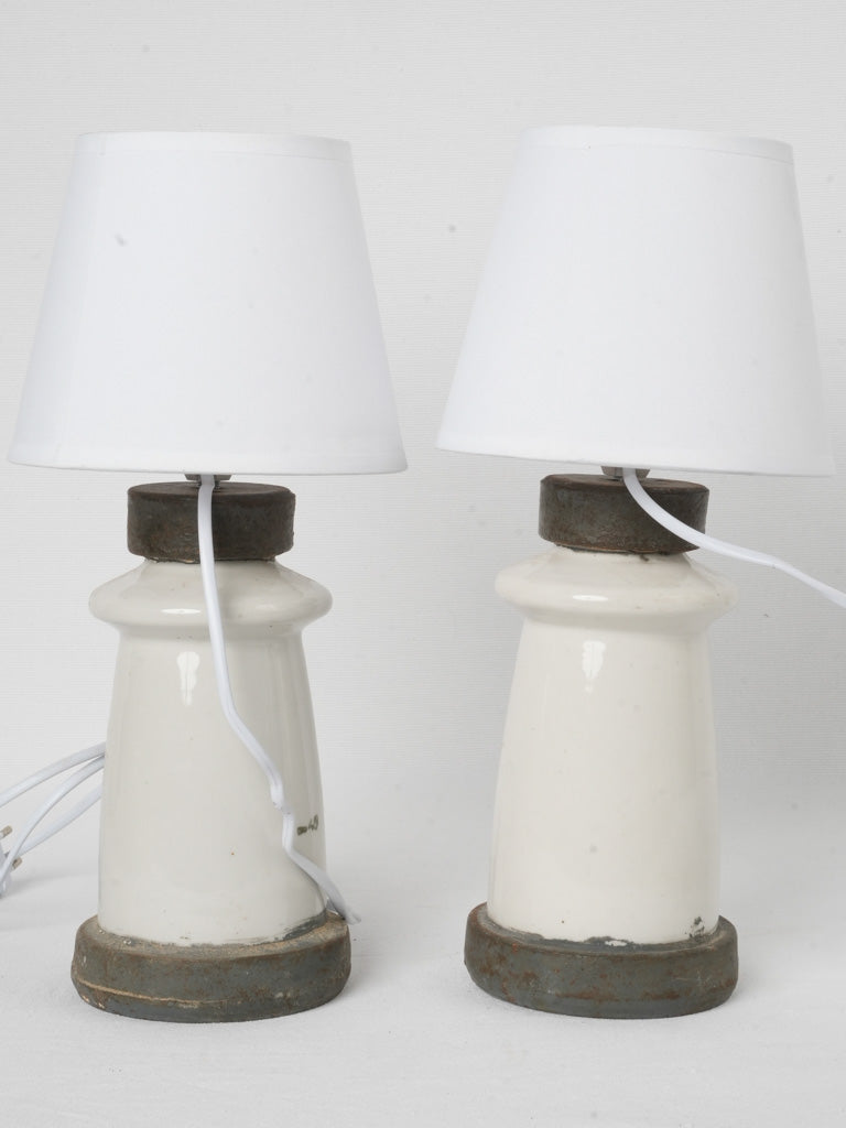 Historical French utility design lamps  