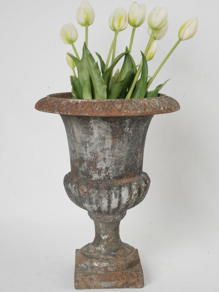 Elegant classic cast iron urn  