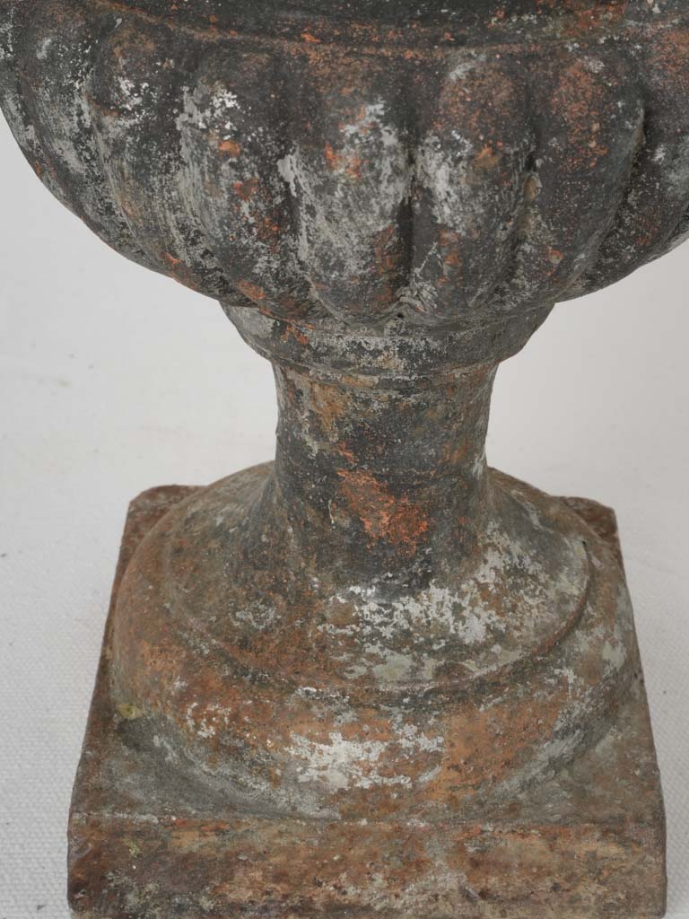 Timeless elegant cast iron urn  