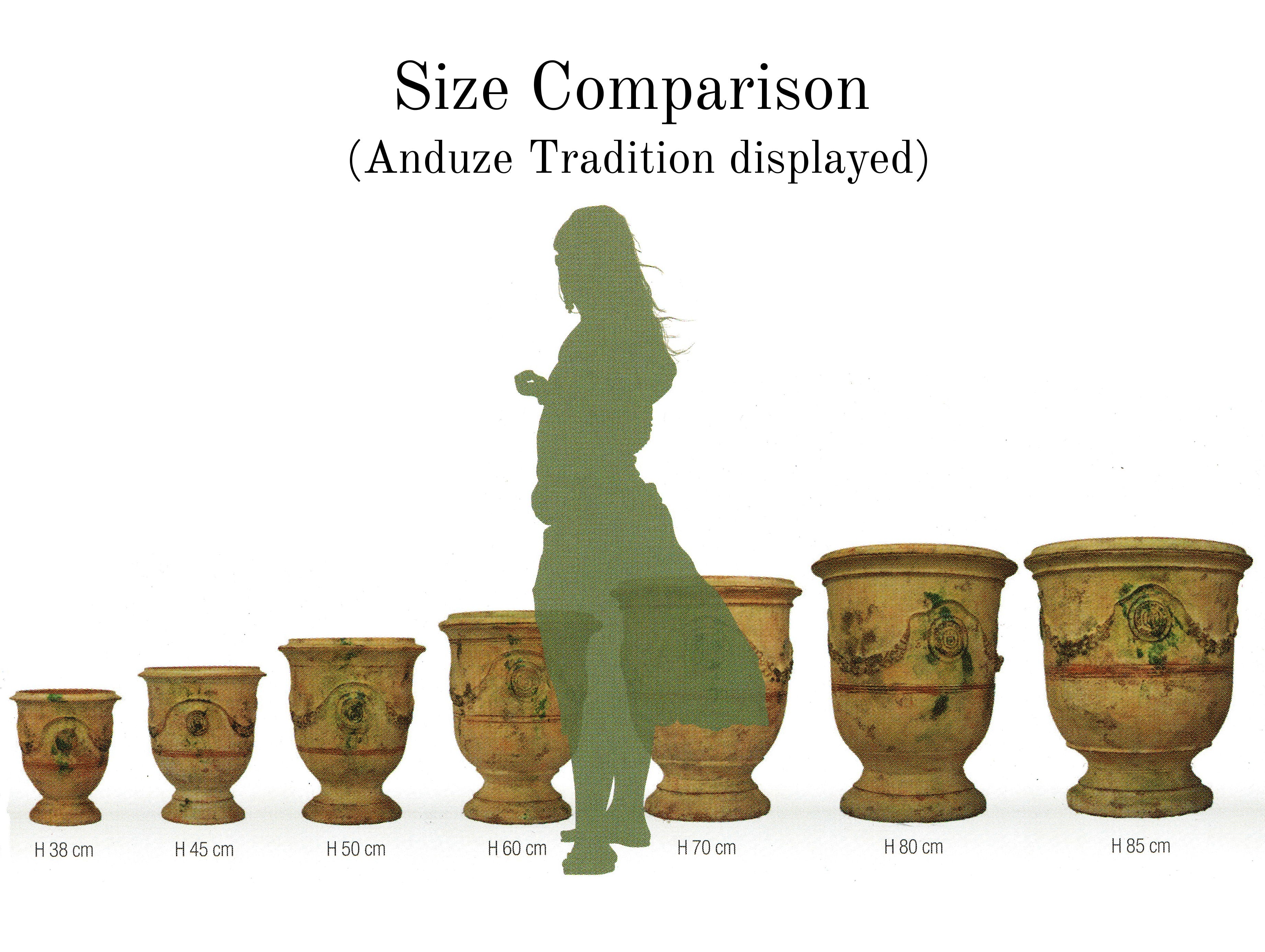 Orange Anduze Urn