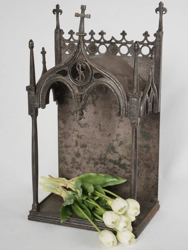 Antique Religious Display Stand Gothic