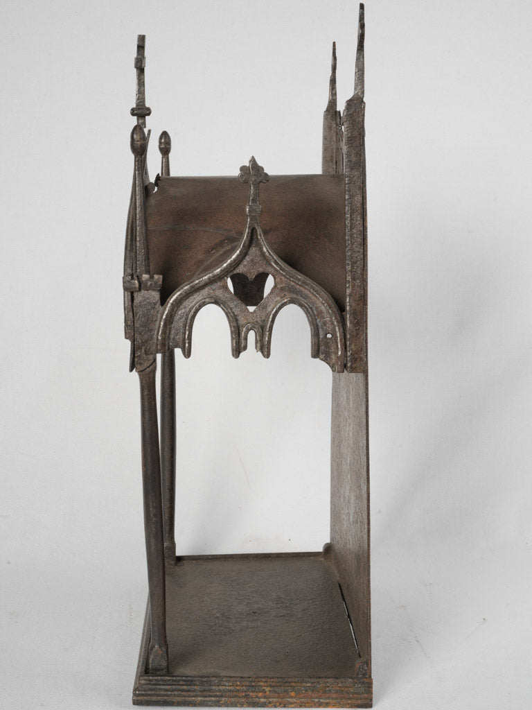 Vintage Religious Display Stand Iron