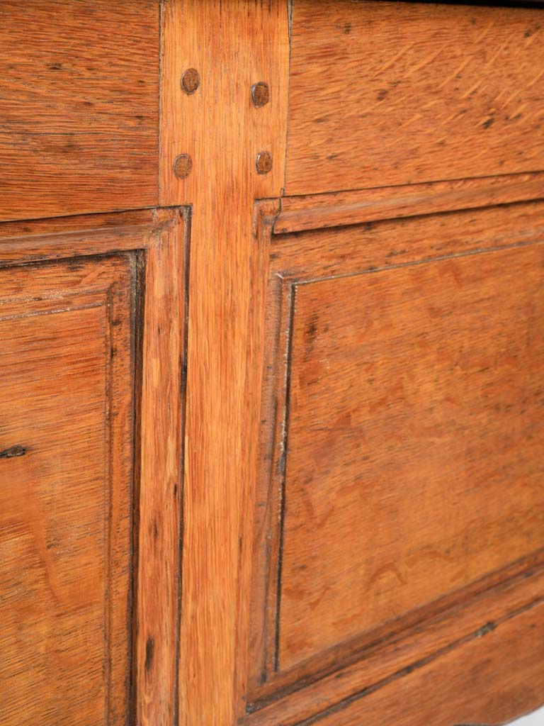 Refined, hand-carved oak escritoire