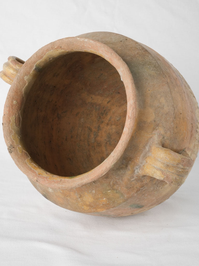 Cool evaporative confit pot, patinated