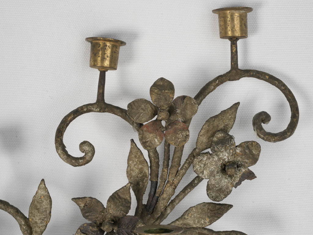 Delicate floral motif candelabra