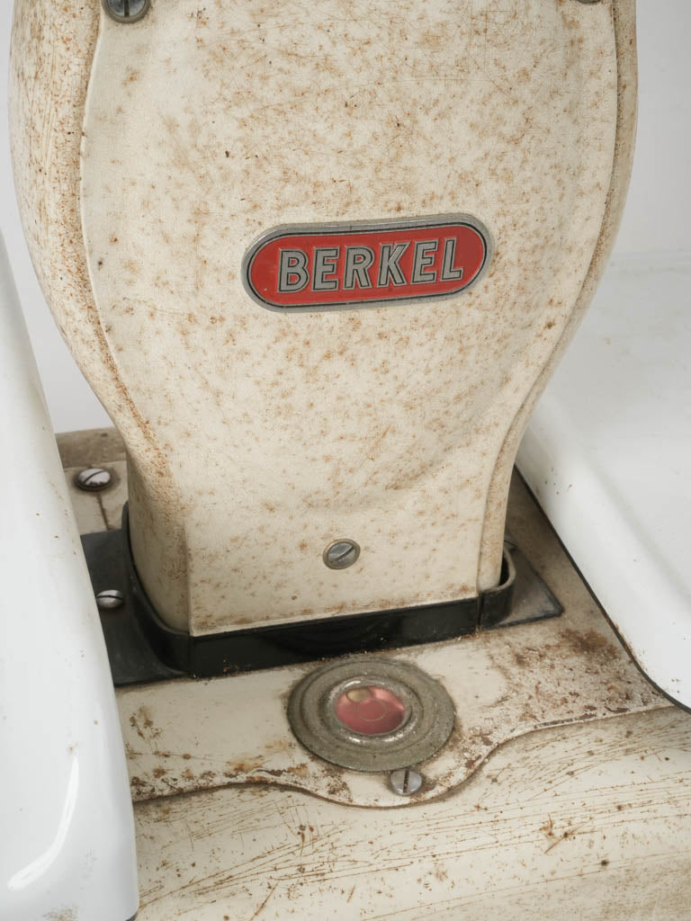 1960s Berkel Enamel Trade Weigh Scale with Dual Sided Display - 22"