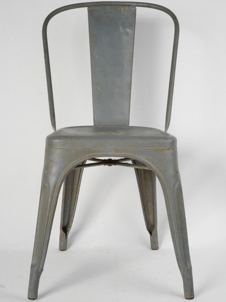 Durable French industrial dining chair