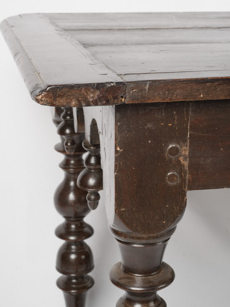 Rare 17th-century walnut console table