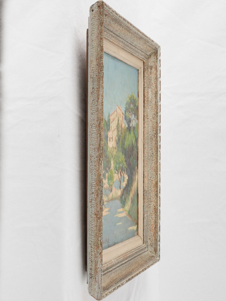 Antique Provence landscape artwork