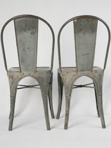 Age-worn, antique, industrial, Tolix chairs