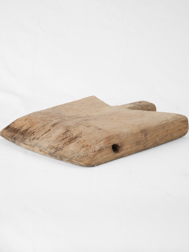 Small Rustic Antique French Cutting Board - Angled Back 15" x 11½"