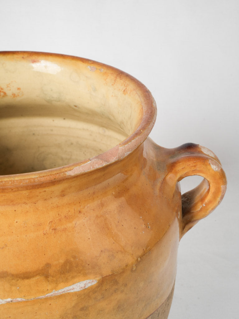 Lovely Aged French Terracotta Confit Pot