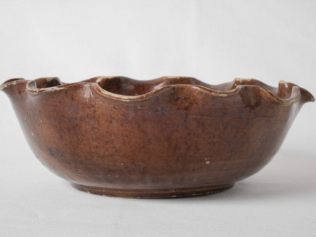 Aged wine glazed fruit bowl