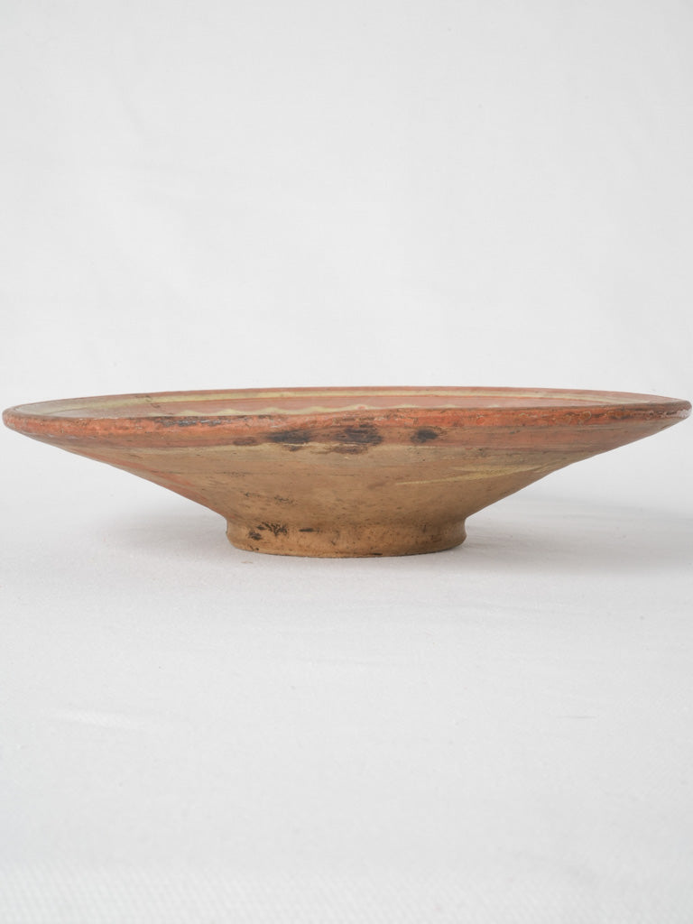 Rustic Drôme region footed plate