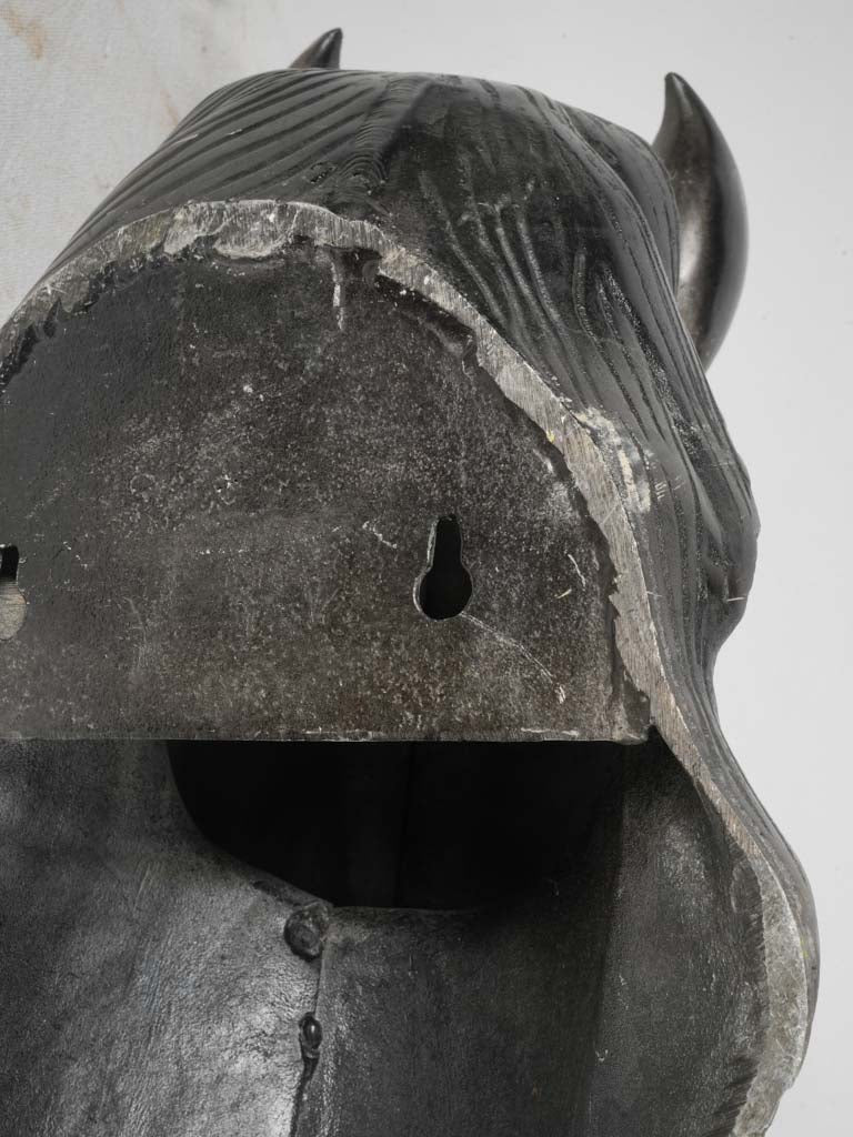 Elegant refined horse head sculpture