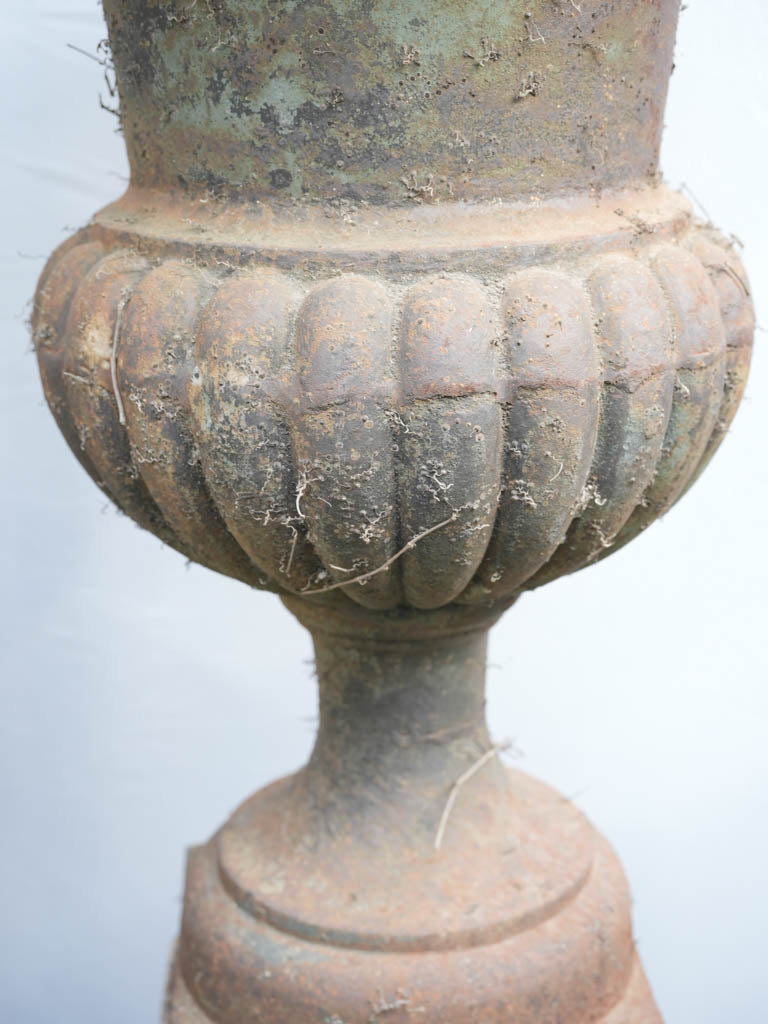 Decorative French iron garden vase  