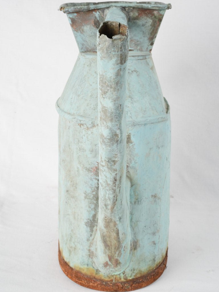 Aged verdigris French utility antique