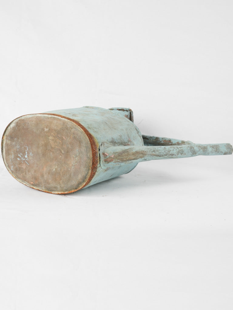 Antique verdigris finish watering can