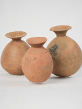 Ancient terracotta funerary pots