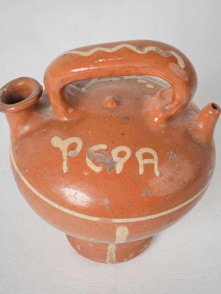 Languedoc region ochre kanti jug 