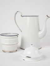 Vintage White Enamel Coffee Pot – Williamsburg Antique Mall