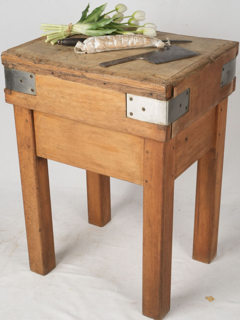 Charming vintage beech wood table