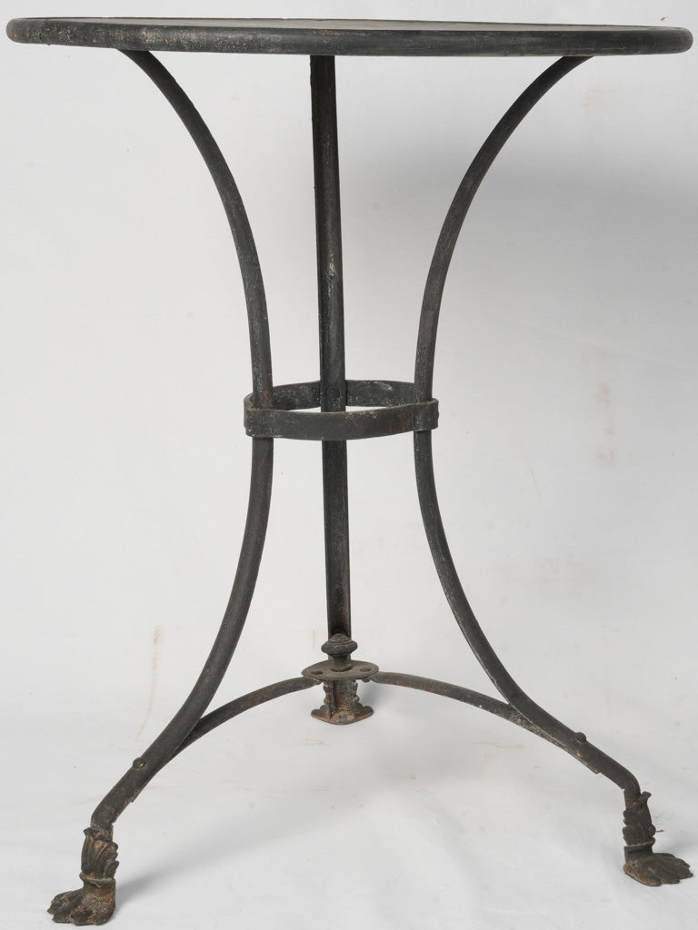 Black Patina Wrought Iron Table