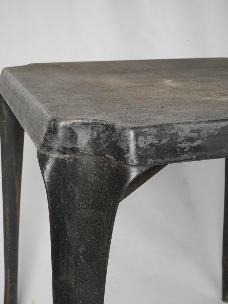 Vintage French metal table - Patina