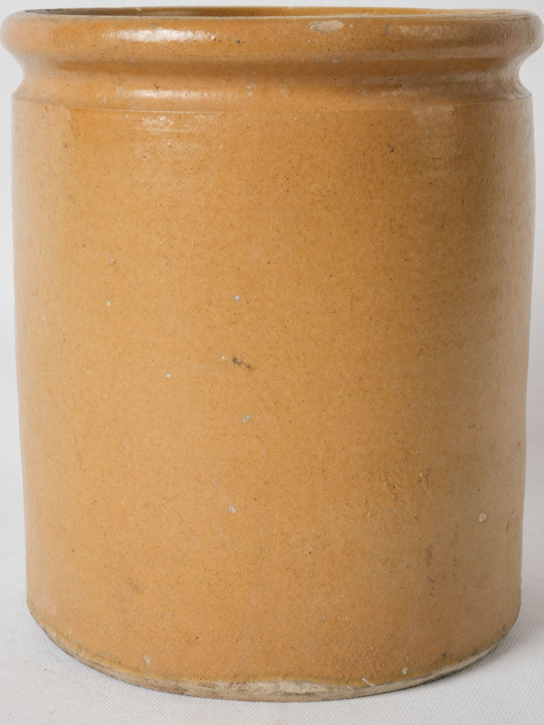 Delightful ochre-mustard antique vase