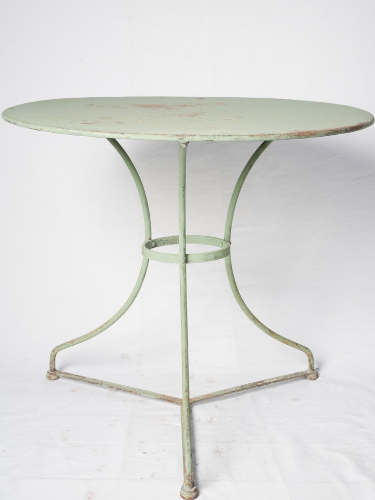 Antique French Garden Table w/ Sage Green Patina – Chez Pluie