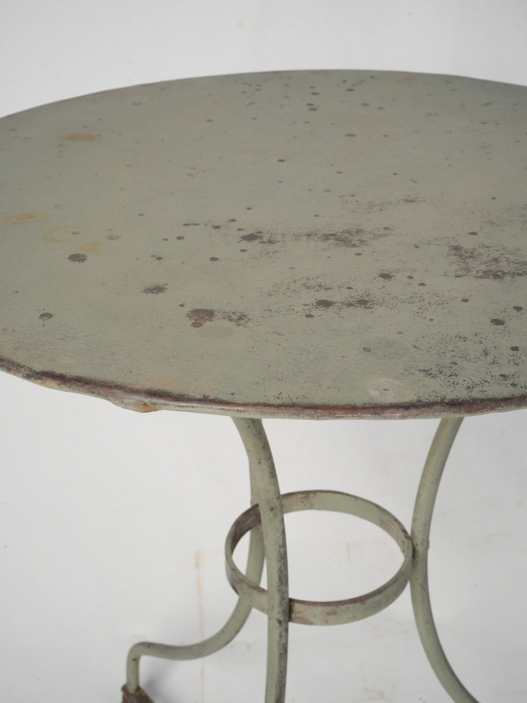 Timeless Antique Round Garden Table, Sturdy