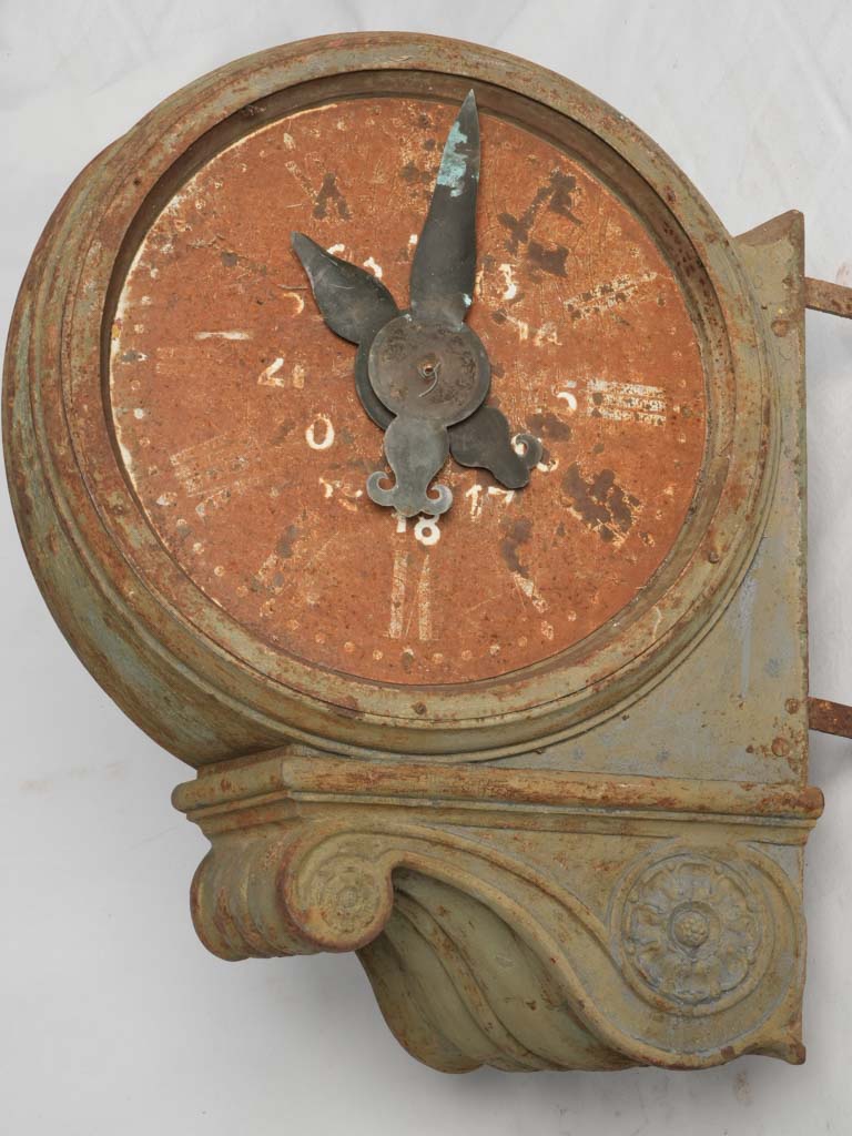 Rustic French Railway Clock