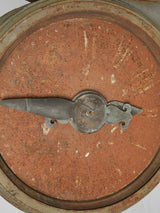 Graceful Aged Patina Double-Dial Clock