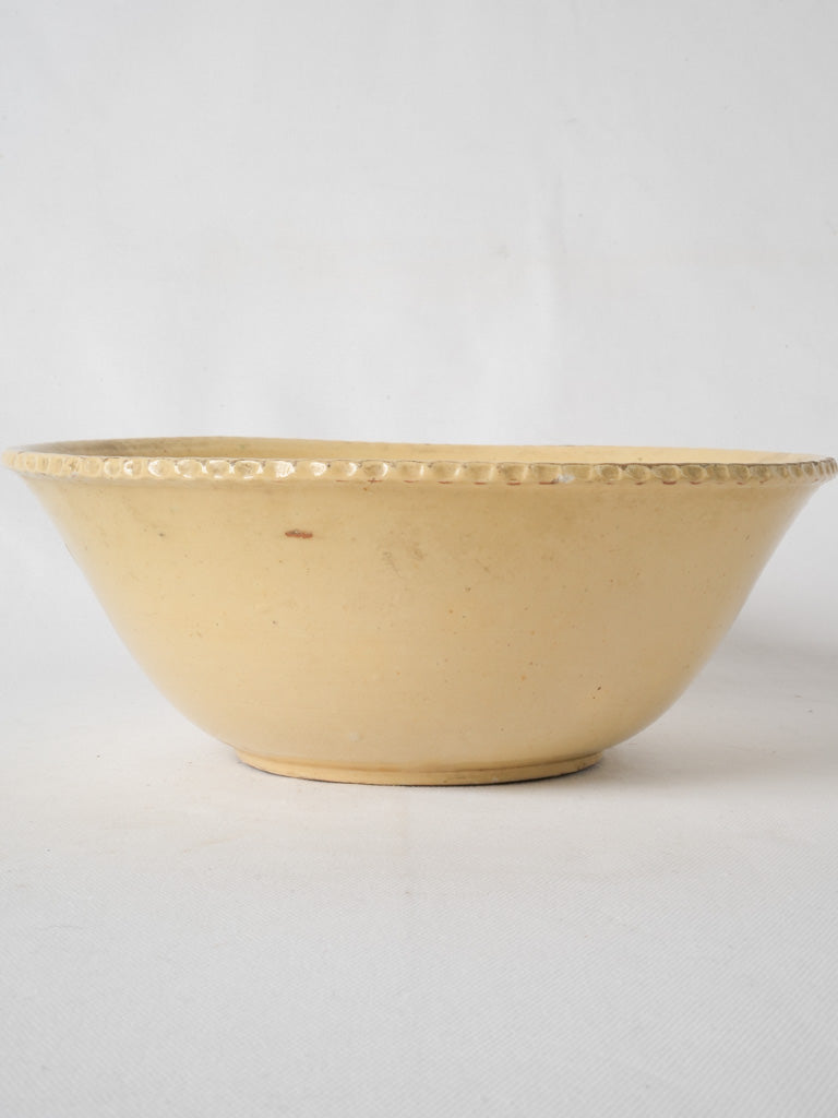 Timeless Provencal custard fruit serving dish