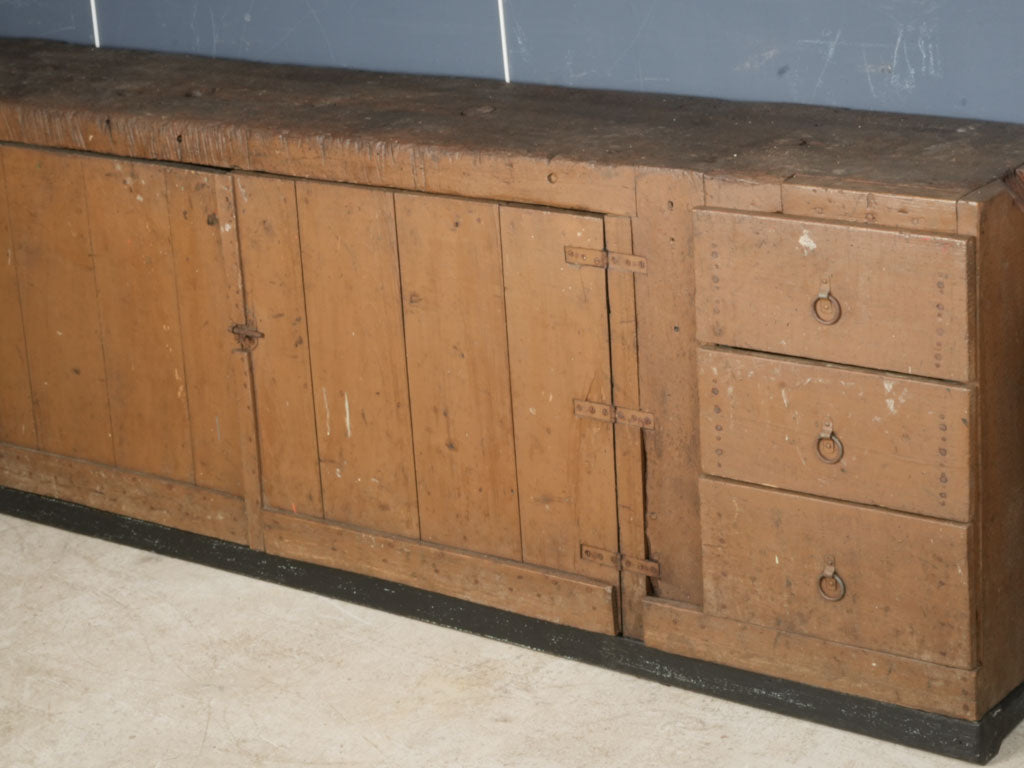 Vintage Carpenter's Workbench Sideboard - 102¾"