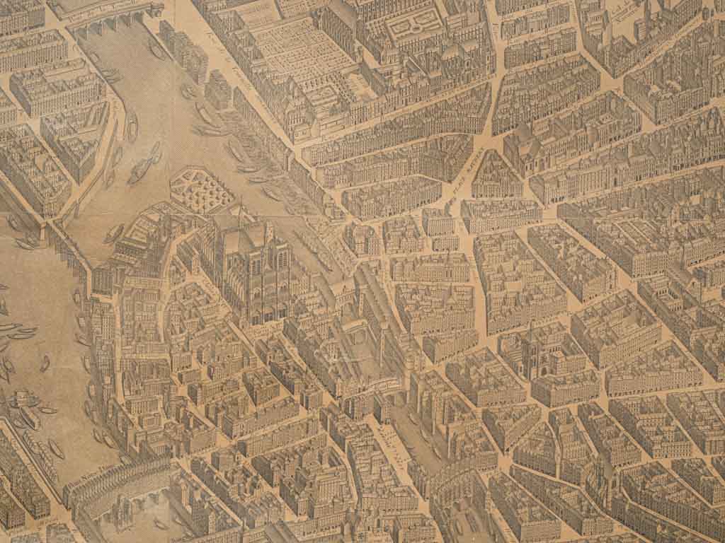 Time-honored Large-scale Paris Map