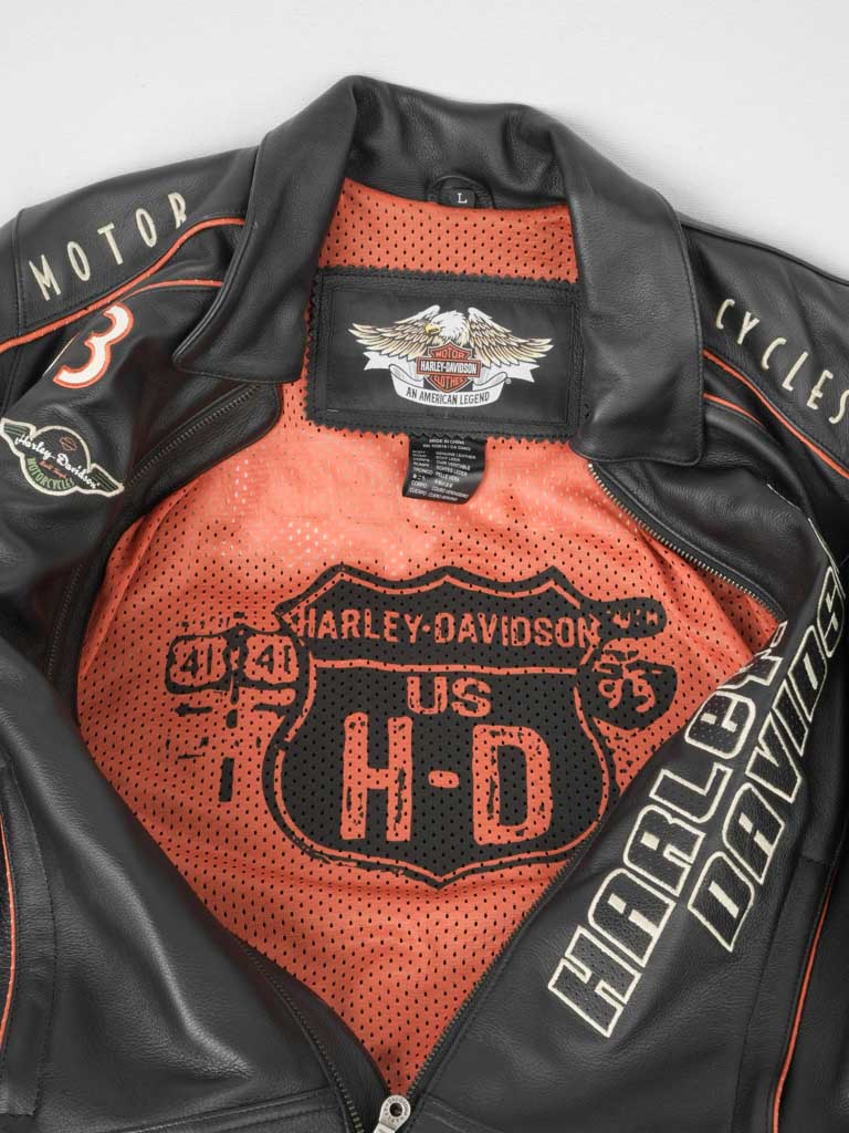 Distinctive vintage Harley-Davidson leather jacket