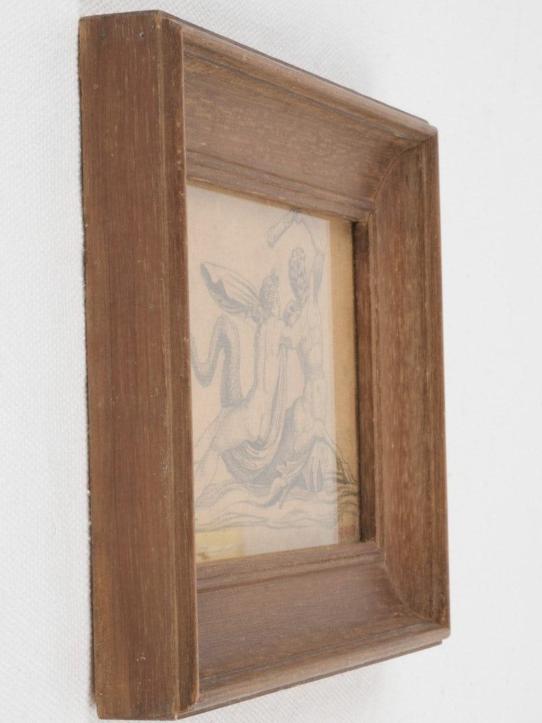 Elegant framed classical illustration