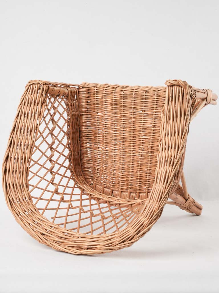 Vintage child's wicker armchair