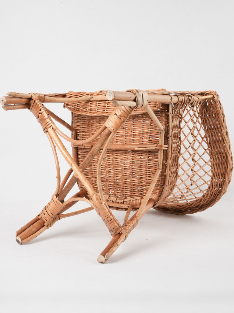 Vintage child's wicker armchair